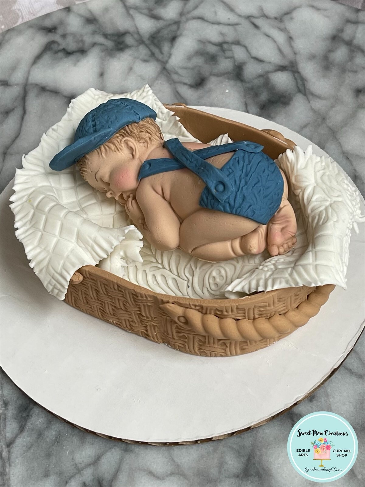 Pique Baby Shower Gateau Topper Garcon En Denim Bebe Sur Etsy France