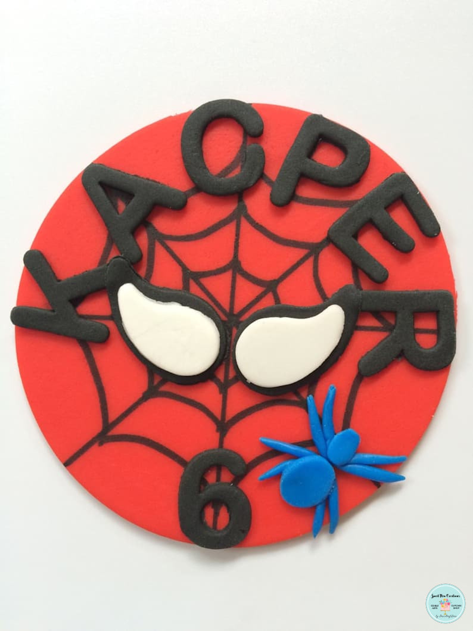 Spiderman Cake Topper Edible Fondant Cake Toppers Spider Man Etsy