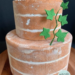 Rustic Naked Ivy Vine Cake Decorations Wedding, Baby Shower Edible