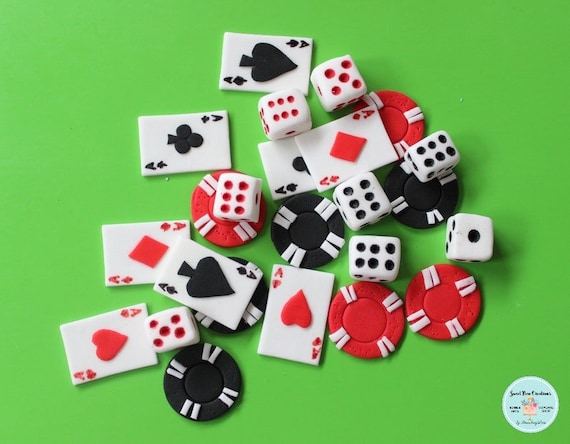 How to make casino chips out of fondant balls