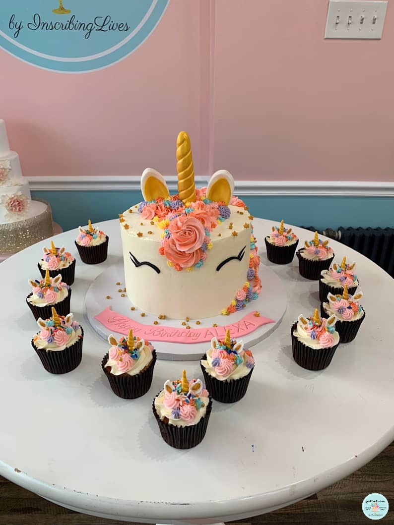 Unicorn Cake or Cupcake Toppers Edible Cake Topper