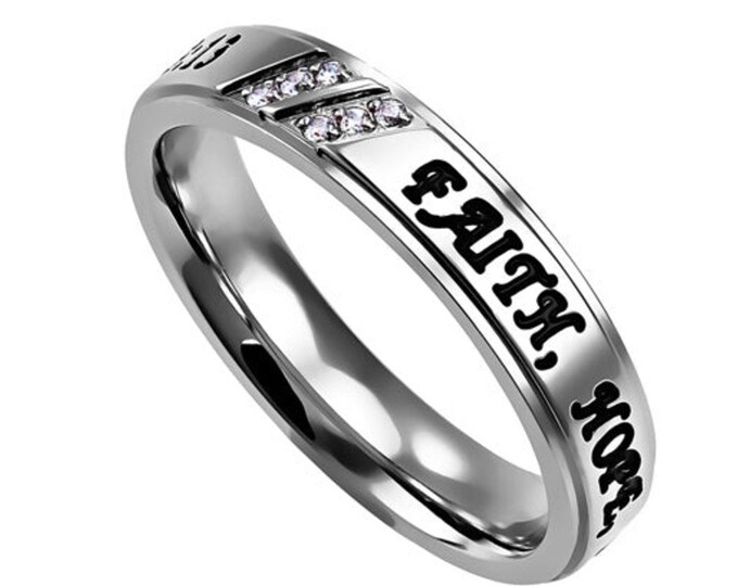 GLX Ring "Faith, Hope, Love"