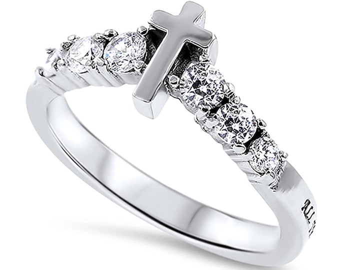 Sola De Gloria Ring "Christ My Strength"