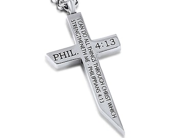 Millennial Cross "Through Christ" Philippians 4:13