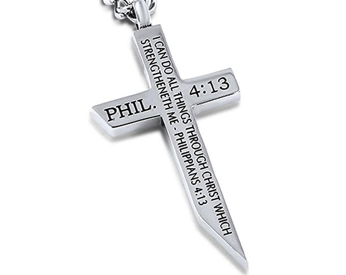 Angle Cross "Through Christ" Philippians 4:13