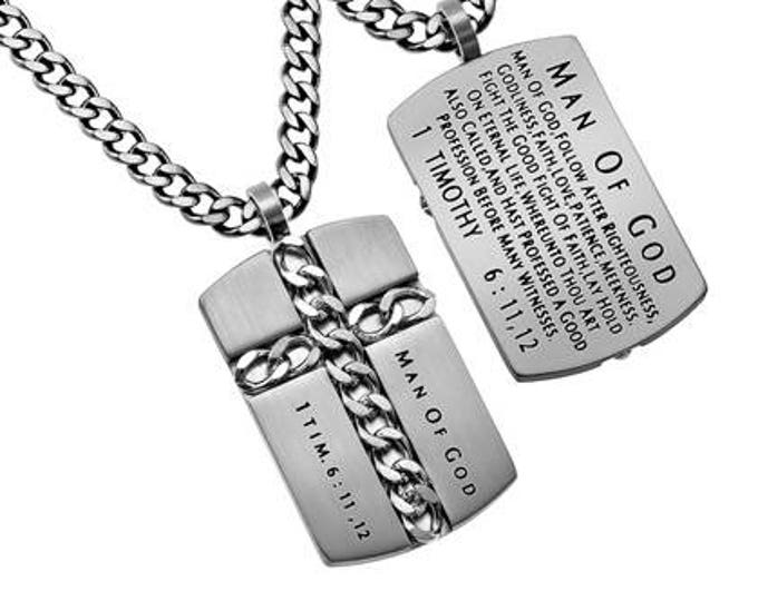 Chain Cross "Man Of God"