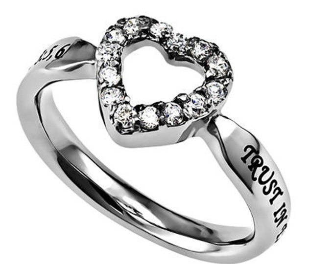 Open Heart Ring "Trust"