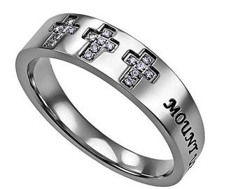 Tri-Cross Ring " Eagles Wings"