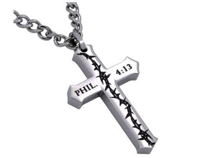 Crucified Cross "Christ My Strength"