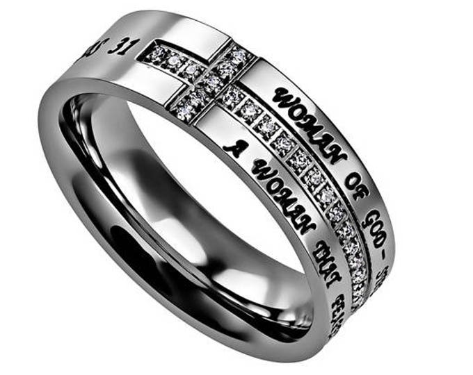 Woman of deals god rings