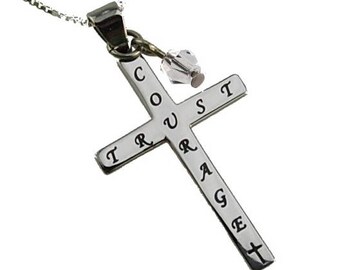 Crystal Cross "Courage"