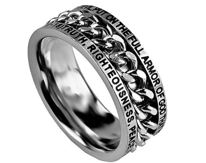 Chain Ring "Armor Of God"