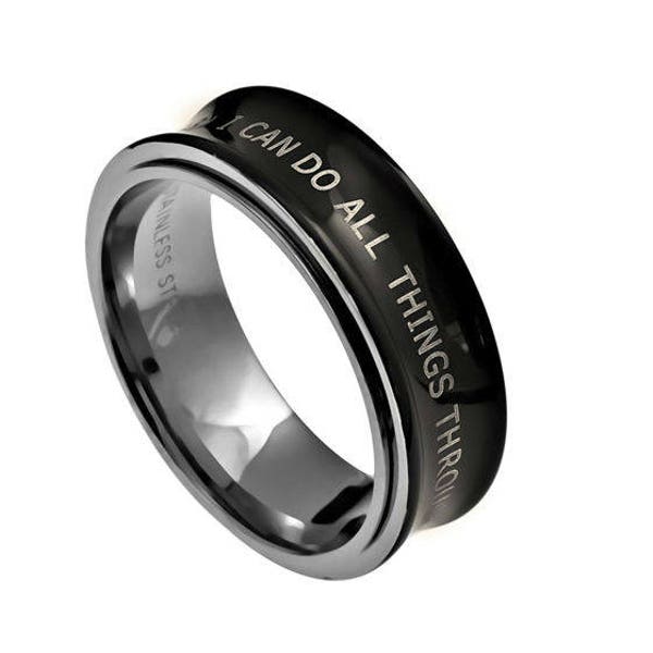 Spinner Ring "I Can Do All Things"