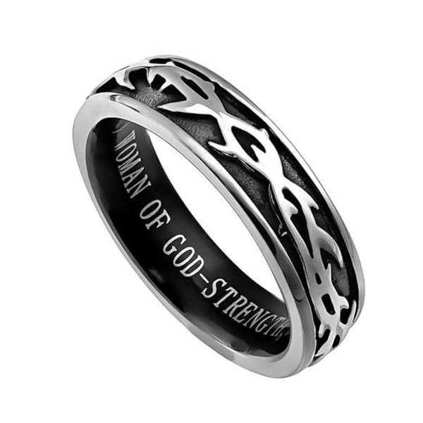 Crown of Thorns Ring "Woman Of God"
