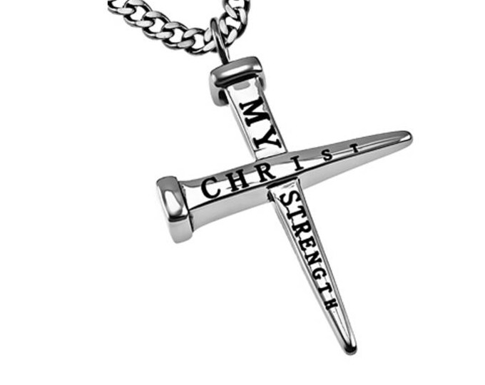 2 Nail Cross "Courage"