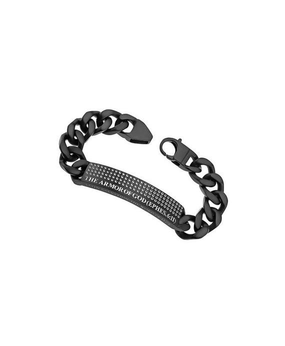 Black Sport Bracelet armor of God Etsy