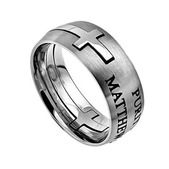 Square Cross Ring purity Etsy Australia