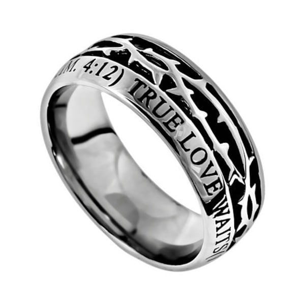 The Crown Ring "True Love Waits"