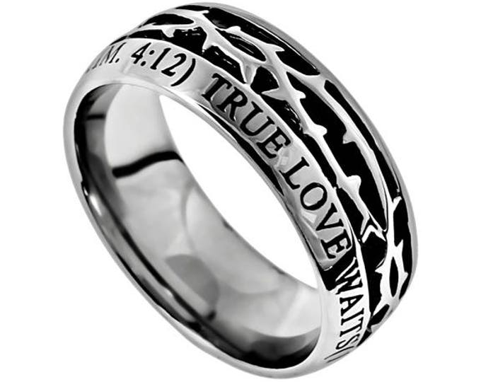 The Crown Ring "True Love Waits"