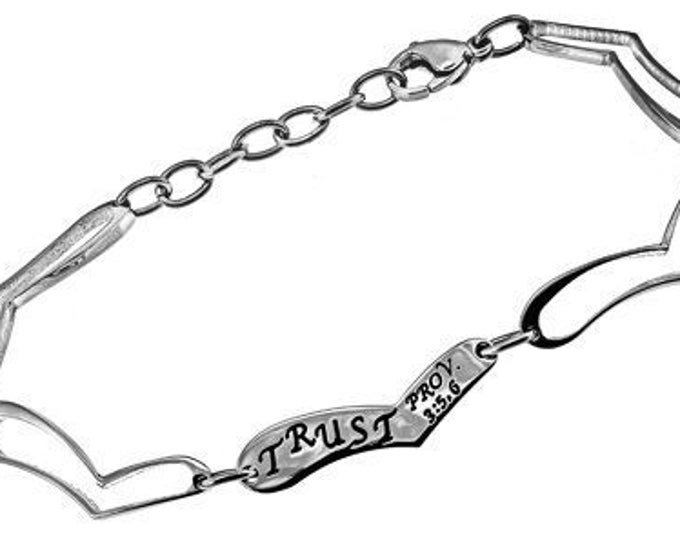 Heart Link Bracelet "Trust"