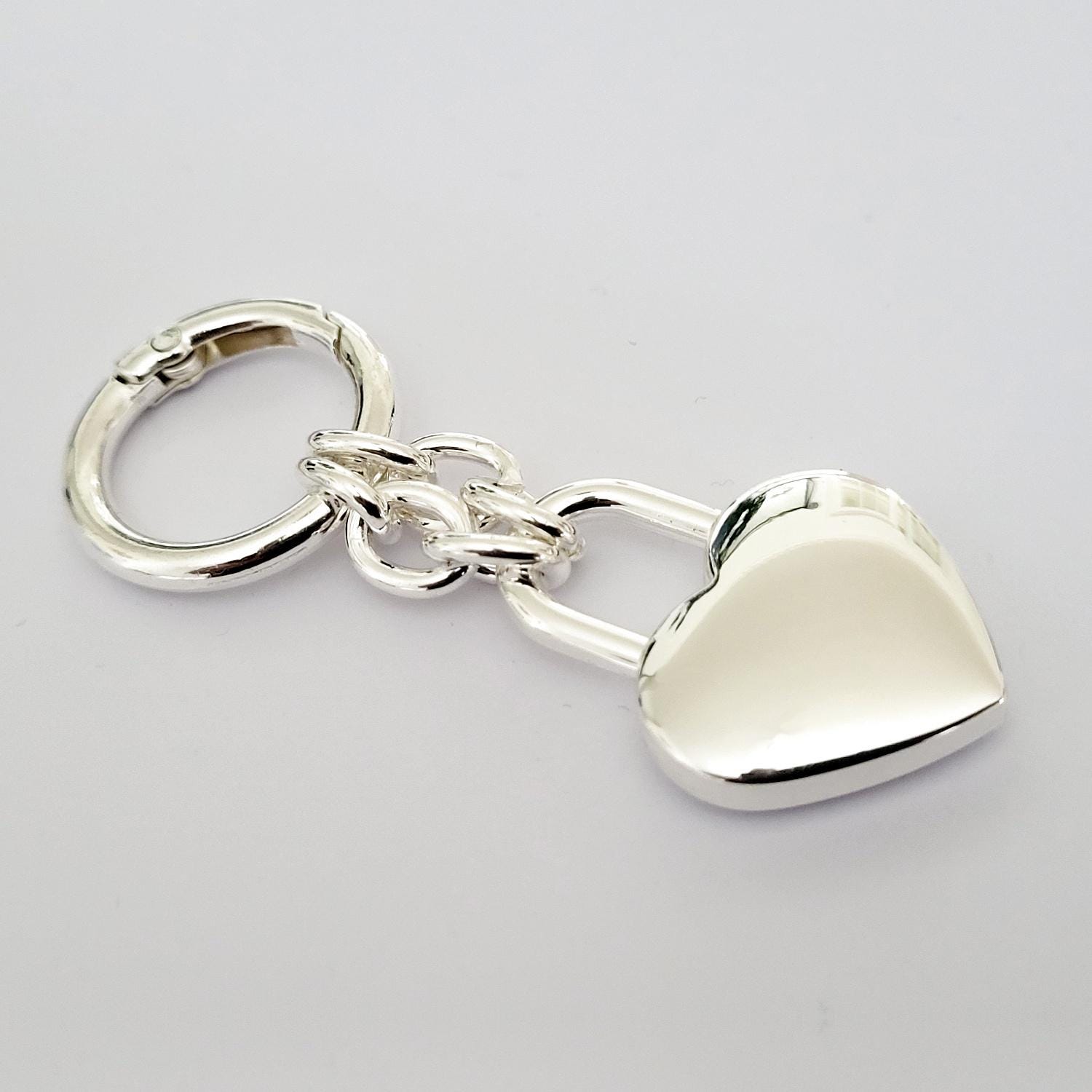 Handbag Keychain Charm NEPULOY Gold Heart Bag Charm - Purse Keychain Accessory For Women's Handbags Bag Charm Purse Accessory