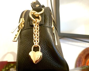 gold bag charm