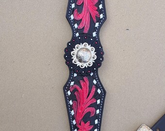 Collier ethnique femme en cuir, perles et pendants à franges métal argenté