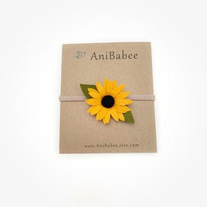 Bandeau fleurs en feutre, bandeau fleurs bébé, bandeau fleurs, bandeau bébé, bandeau nouveau-né, bandeau bébé, bandeau fleurs