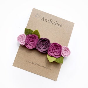 Couronne de fleurs, couronne de fleurs Frida, bandeau Frida, bandeau fleurs bébé, bandeau bébé, couronne de fleurs en feutre, bandeau nouveau-né, tenue bébé fille