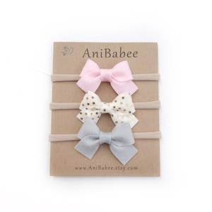 Baby Headband Bows | Baby Hair Clips | Baby Shower Gift Girl | Baby Girl Gift | Baby Headbands | Newborn Headband | Hair Bows | Headbands