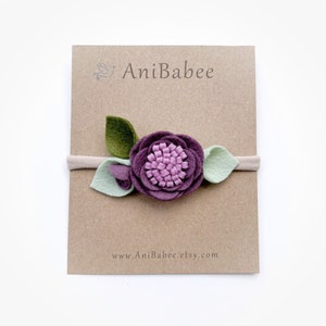 Baby Headband  | Flower Headband | Felt Flower Headband | Baby Flower Headband | Newborn Headband | Infant Headband | Toddler Headband