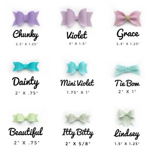 Baby Headband Bows, Baby Headband, Baby Girl Headband, Headband Set, Baby-Girl Bow Headband, Felt Bow Headband, Baby Headband Set, Hair Bows image 4