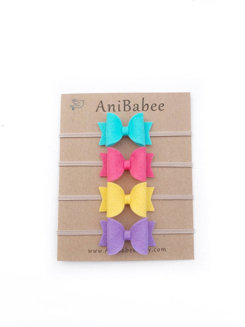 Baby Headband Set Baby Headbands Easter Bow Easter Hairbows Baby Headband Hair Bows Baby Bows Easter Headband Baby-Girl Headband