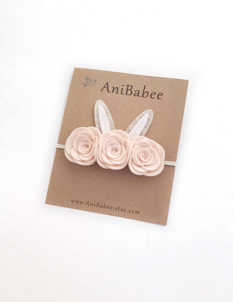 Baby Headband Easter Hair Bows Easter Basket Gifts Easter Bunny Headband Easter Baby Headband Easter Headband Bunny Ears Headband