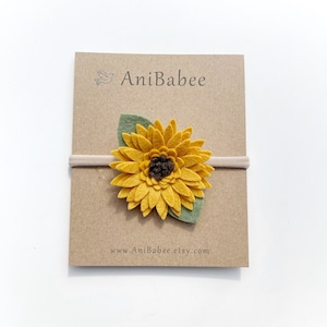 Bandeau fleurs automne, bandeau fleurs bébé, bandeau floral, bandeau bébé, bandeau nouveau-né, bandeau bébé, bandeau marguerite