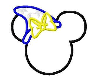 Character Inspired Sorcerer with Bow Embroidery Applique Design