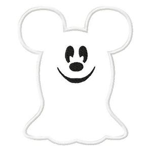 Character Inspired Mister Mouse Boy Ghost Embroidery Applique Design - Embroidery machine Design - EASY