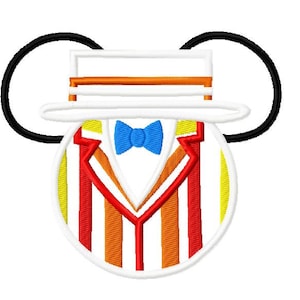 Character Inspired Poppins Jolly Holiday Bert Embroidery Applique Design
