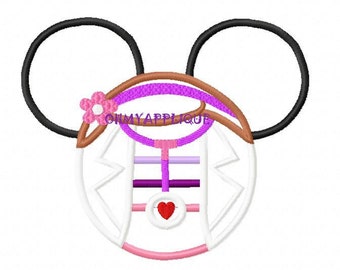 Character Inspired Mouse Little Doc Embroidery Applique Design