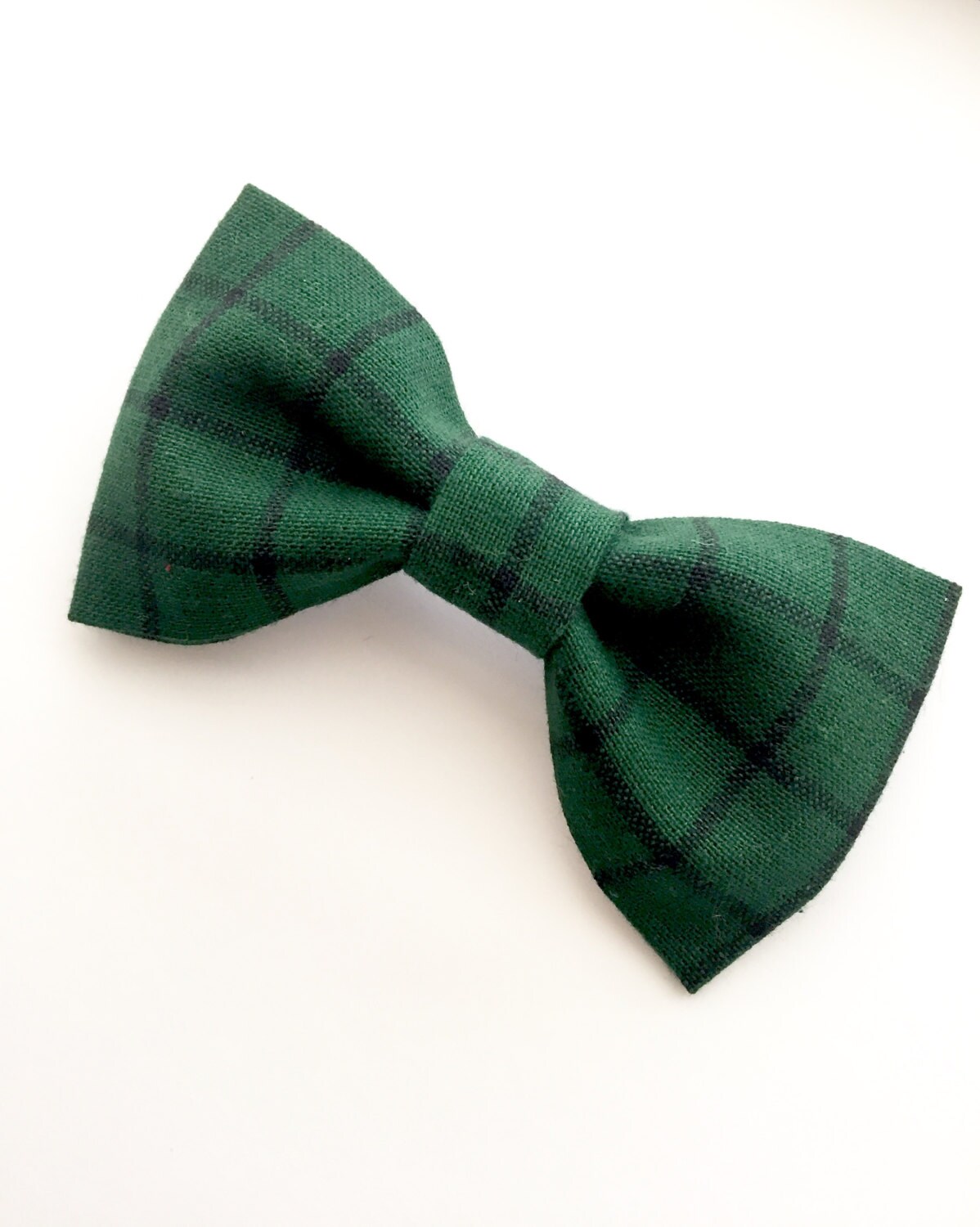 Green and Navy Plaid Bow Tie Navy Green Tartan Bow Tie Bow Etsy