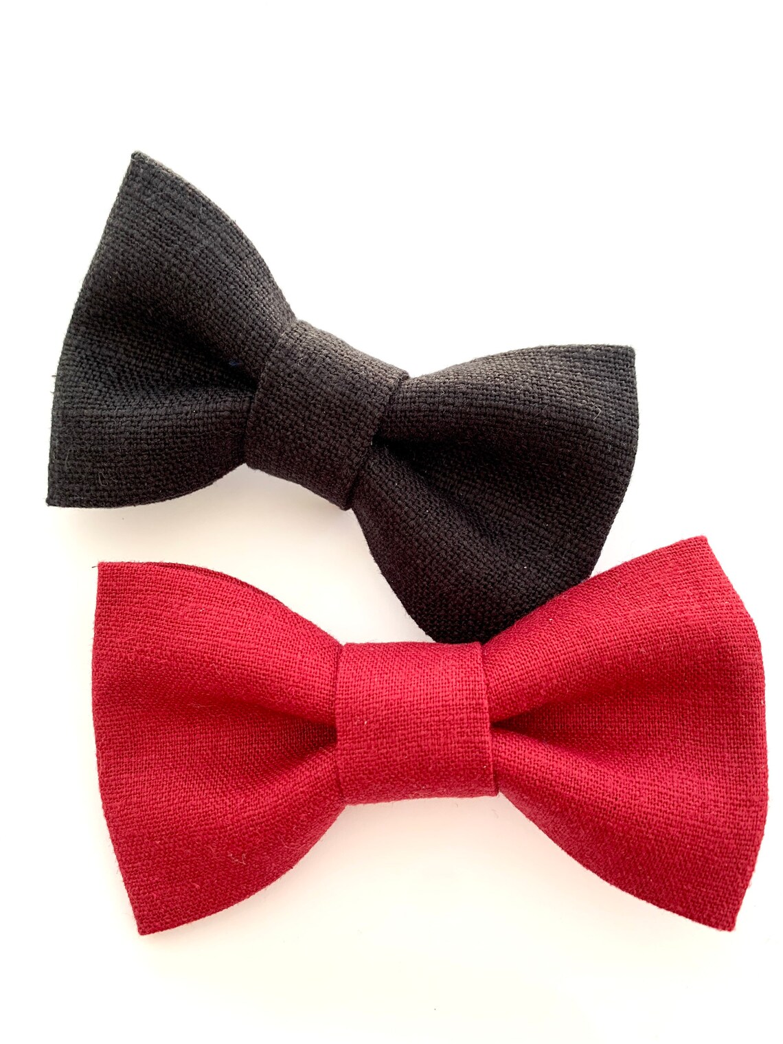 Red Linen Bow Tie Boy Bow Ties Bow Ties Bow Tie Toddler Etsy