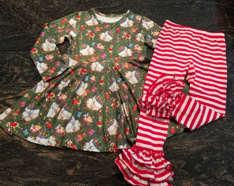 Grinch Ruffle Pant - Etsy