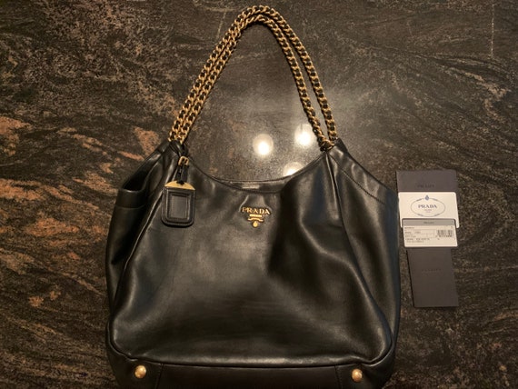 prada hobo chain bag