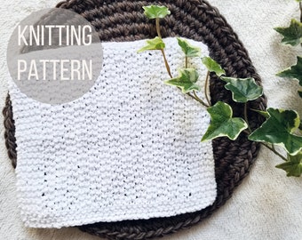 Shiplap Knit Dish Cloth Pattern, Knit Wash Cloth, Farmhouse Kitchen Knits, Knit Dish Towel, Beginner Knit Dish Cloth, Dish Cloth Pattern