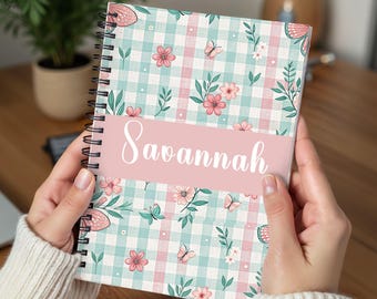 Personalized Prayer Journal, Christian Journal for Women, Bible Study Notebook