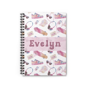 Personalized Spiral Notebook - Fun and Stylish for Students, Journaling, Gifts, Back to School, or Creative Outlets
