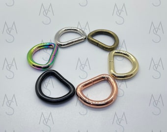 D-Rings - 3/4 Inch Wide - Dee Rings - Bag Hardware - 2 Minutes 2 Stitch