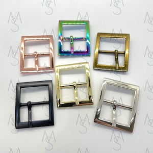 Pin Buckles Double Ended - 1-Inch Wide - Belt Buckle - Strap Buckle - Bag Hardware - 2 Minutes 2 Stitch