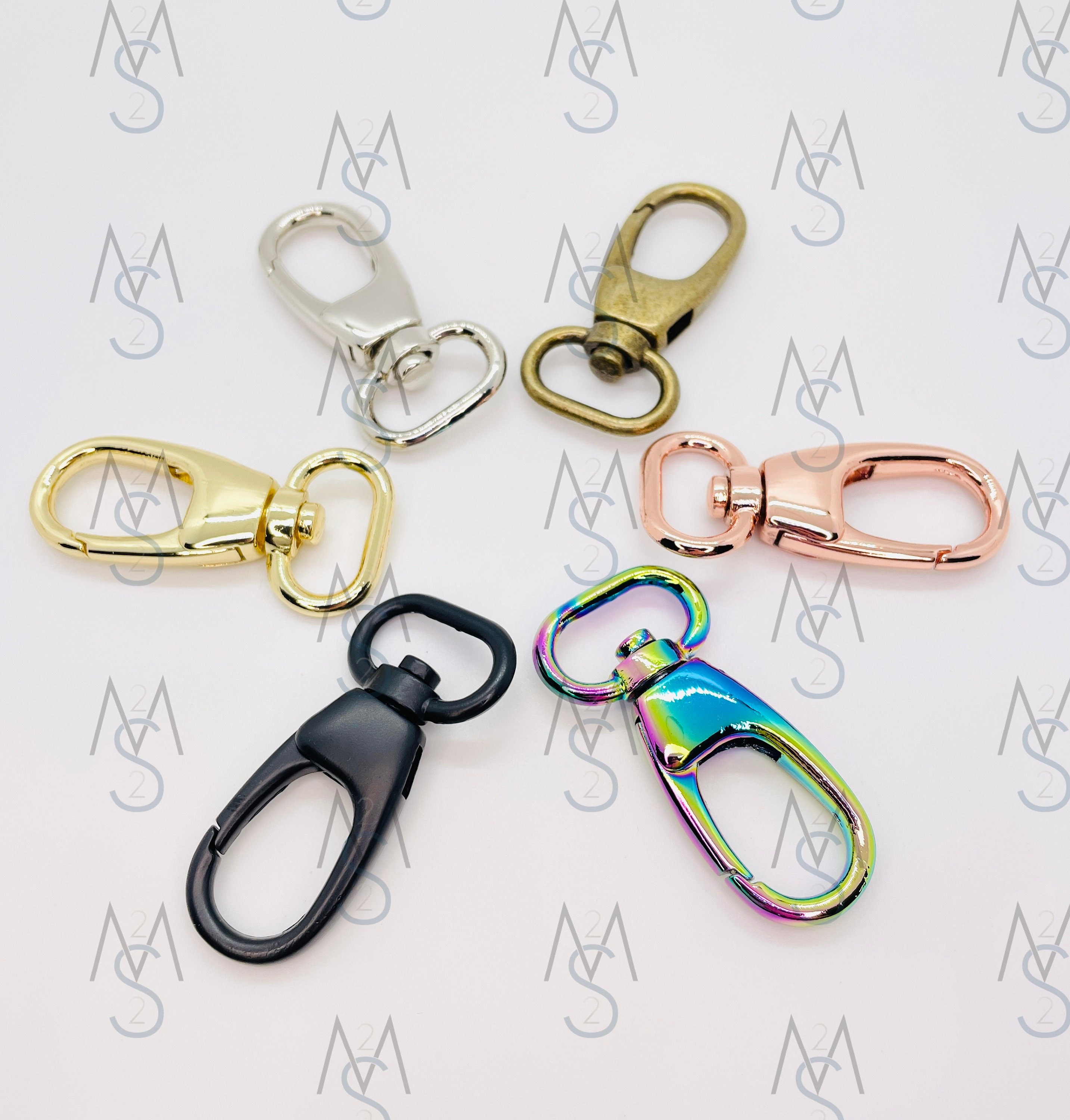 Swivel Clips - 3/4 Inch - Lobster Clasp - 19mm - Swivel Hooks - Bag  Hardware - Strap Hooks - Strap Clips - 2 Minutes 2 Stitch