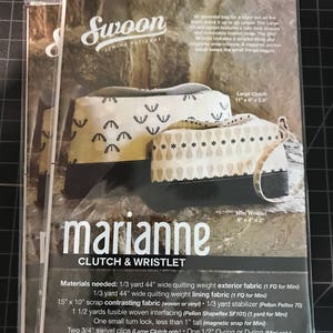 Marianne Clutch & Wristlet Swoon Patterns - Bag Pattern